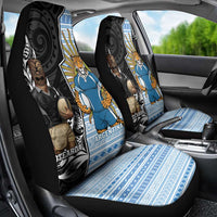 New Zealand Argentina Rugby Car Seat Cover 2025 Los Pumas All Black Together LT14 - Polynesian Pride