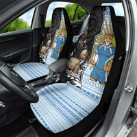 New Zealand Argentina Rugby Car Seat Cover 2025 Los Pumas All Black Together LT14 - Polynesian Pride