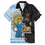 New Zealand Argentina Rugby Custom Family Matching Long Sleeve Bodycon Dress and Hawaiian Shirt 2025 Los Pumas All Black Together - Polynesian Pride