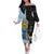 New Zealand Argentina Rugby Custom Family Matching Off The Shoulder Long Sleeve Dress and Hawaiian Shirt 2025 Los Pumas All Black Together - Polynesian Pride