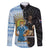 New Zealand Argentina Rugby Custom Family Matching Short Sleeve Bodycon Dress and Hawaiian Shirt 2025 Los Pumas All Black Together - Polynesian Pride