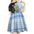 New Zealand Argentina Rugby Custom Kid Short Sleeve Dress 2025 Los Pumas All Black Together - Polynesian Pride