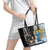 New Zealand Argentina Rugby Leather Tote Bag 2025 Los Pumas All Black Together - Polynesian Pride