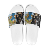 New Zealand Argentina Rugby Slide Sandals 2025 Los Pumas All Black Together - Polynesian Pride