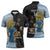 New Zealand Argentina Rugby Custom Zipper Polo Shirt 2025 Los Pumas All Black Together - Polynesian Pride