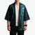 New Zealand Skull Darts Kimono Aotearoa Maori Chest Tattoo Stylized Teal - Polynesian Pride