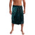 New Zealand Skull Darts Lavalava Aotearoa Maori Chest Tattoo Stylized Teal - Polynesian Pride