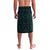 New Zealand Skull Darts Lavalava Aotearoa Maori Chest Tattoo Stylized Teal - Polynesian Pride