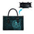 New Zealand Skull Darts Leather Bag Aotearoa Maori Chest Tattoo Stylized Teal - Polynesian Pride