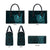 New Zealand Skull Darts Leather Bag Aotearoa Maori Chest Tattoo Stylized Teal - Polynesian Pride