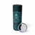New Zealand Skull Darts Skinny Tumbler Aotearoa Maori Chest Tattoo Stylized Teal - Polynesian Pride
