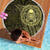 New Zealand Skull Darts Beach Blanket Aotearoa Maori Chest Tattoo Stylized Gold - Polynesian Pride