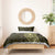 New Zealand Skull Darts Bedding Set Aotearoa Maori Chest Tattoo Stylized Gold - Polynesian Pride