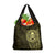 New Zealand Skull Darts Grocery Bag Aotearoa Maori Chest Tattoo Stylized Gold - Polynesian Pride