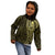 New Zealand Skull Darts Kid Hoodie Aotearoa Maori Chest Tattoo Stylized Gold - Polynesian Pride