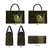 New Zealand Skull Darts Leather Bag Aotearoa Maori Chest Tattoo Stylized Gold - Polynesian Pride
