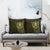 New Zealand Skull Darts Pillow Cover Aotearoa Maori Chest Tattoo Stylized Gold - Polynesian Pride