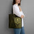 New Zealand Skull Darts Tote Bag Aotearoa Maori Chest Tattoo Stylized Gold - Polynesian Pride