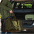 New Zealand Skull Darts Travel Bag Aotearoa Maori Chest Tattoo Stylized Gold - Polynesian Pride