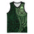 New Zealand Skull Darts Basketball Jersey Aotearoa Maori Chest Tattoo Stylized Green - Polynesian Pride