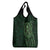 New Zealand Skull Darts Grocery Bag Aotearoa Maori Chest Tattoo Stylized Green - Polynesian Pride