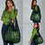 New Zealand Skull Darts Grocery Bag Aotearoa Maori Chest Tattoo Stylized Green - Polynesian Pride