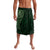 New Zealand Skull Darts Lavalava Aotearoa Maori Chest Tattoo Stylized Green - Polynesian Pride