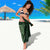 New Zealand Skull Darts Sarong Aotearoa Maori Chest Tattoo Stylized Green - Polynesian Pride