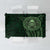 New Zealand Skull Darts Tablecloth Aotearoa Maori Chest Tattoo Stylized Green - Polynesian Pride