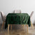 New Zealand Skull Darts Tablecloth Aotearoa Maori Chest Tattoo Stylized Green - Polynesian Pride