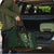 New Zealand Skull Darts Travel Bag Aotearoa Maori Chest Tattoo Stylized Green - Polynesian Pride
