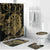 New Zealand Darts Bathroom Set Skull In Dart We Trust Maori Pattern - Polynesian Pride