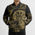 New Zealand Darts Bomber Puffer Jacket Skull In Dart We Trust Maori Pattern - Polynesian Pride