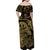 New Zealand Darts Family Matching Off Shoulder Maxi Dress and Hawaiian Shirt Skull In Dart We Trust Maori Pattern - Polynesian Pride
