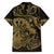 New Zealand Darts Family Matching Short Sleeve Bodycon Dress and Hawaiian Shirt Skull In Dart We Trust Maori Pattern - Polynesian Pride