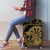 New Zealand Darts Luggage Cover Skull In Dart We Trust Maori Pattern - Polynesian Pride
