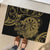 New Zealand Darts Rubber Doormat Skull In Dart We Trust Maori Pattern - Polynesian Pride