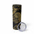 New Zealand Darts Skinny Tumbler Skull In Dart We Trust Maori Pattern - Polynesian Pride
