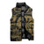 New Zealand Darts Sleeveless Puffer Jacket Skull In Dart We Trust Maori Pattern - Polynesian Pride