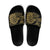 New Zealand Darts Slide Sandals Skull In Dart We Trust Maori Pattern - Polynesian Pride