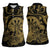 New Zealand Darts Women Sleeveless Polo Shirt Skull In Dart We Trust Maori Pattern - Polynesian Pride