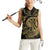 New Zealand Darts Women Sleeveless Polo Shirt Skull In Dart We Trust Maori Pattern - Polynesian Pride