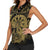 New Zealand Darts Women Sleeveless Polo Shirt Skull In Dart We Trust Maori Pattern - Polynesian Pride