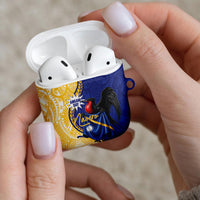 Nauru Angam Day AirPods Case Naoero Frigatebird With Flag Proud LT14 - Polynesian Pride