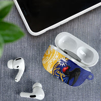 Nauru Angam Day AirPods Case Naoero Frigatebird With Flag Proud LT14 - Polynesian Pride