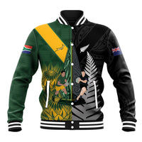 New Zealand and South Africa Rugby Custom Baseball Jacket Ultimate Rivalry All Black Springboks LT14 Unisex Multicolor - Polynesian Pride