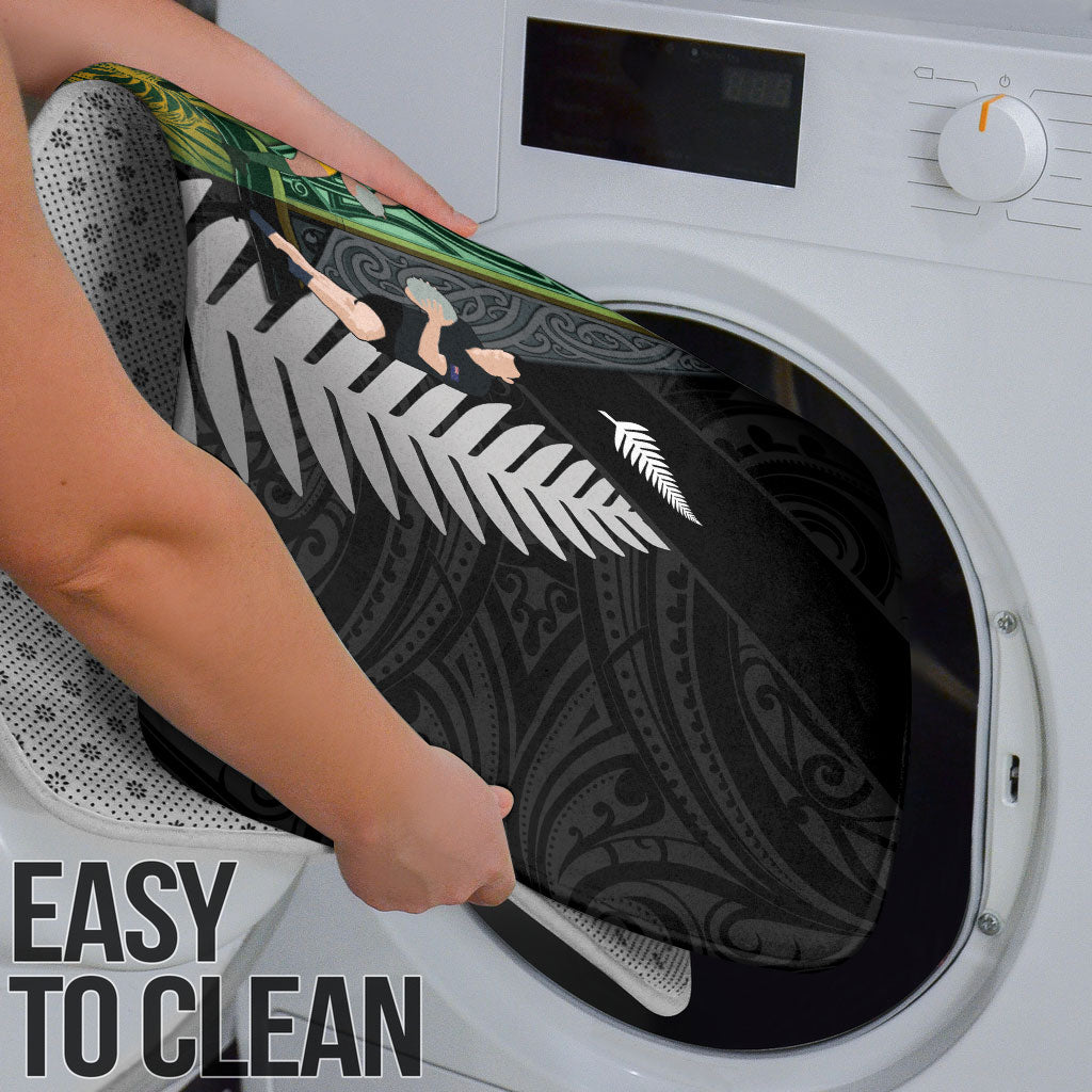 New Zealand and South Africa Rugby Bathroom Set Ultimate Rivalry All Black Springboks LT14 - Polynesian Pride