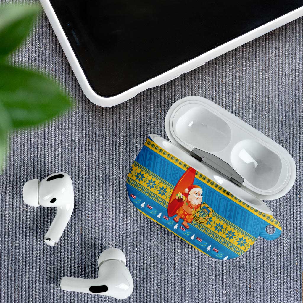 Tuvalu Christmas AirPods Case Cute Santa Manuia te Kilisimasi LT14 - Polynesian Pride