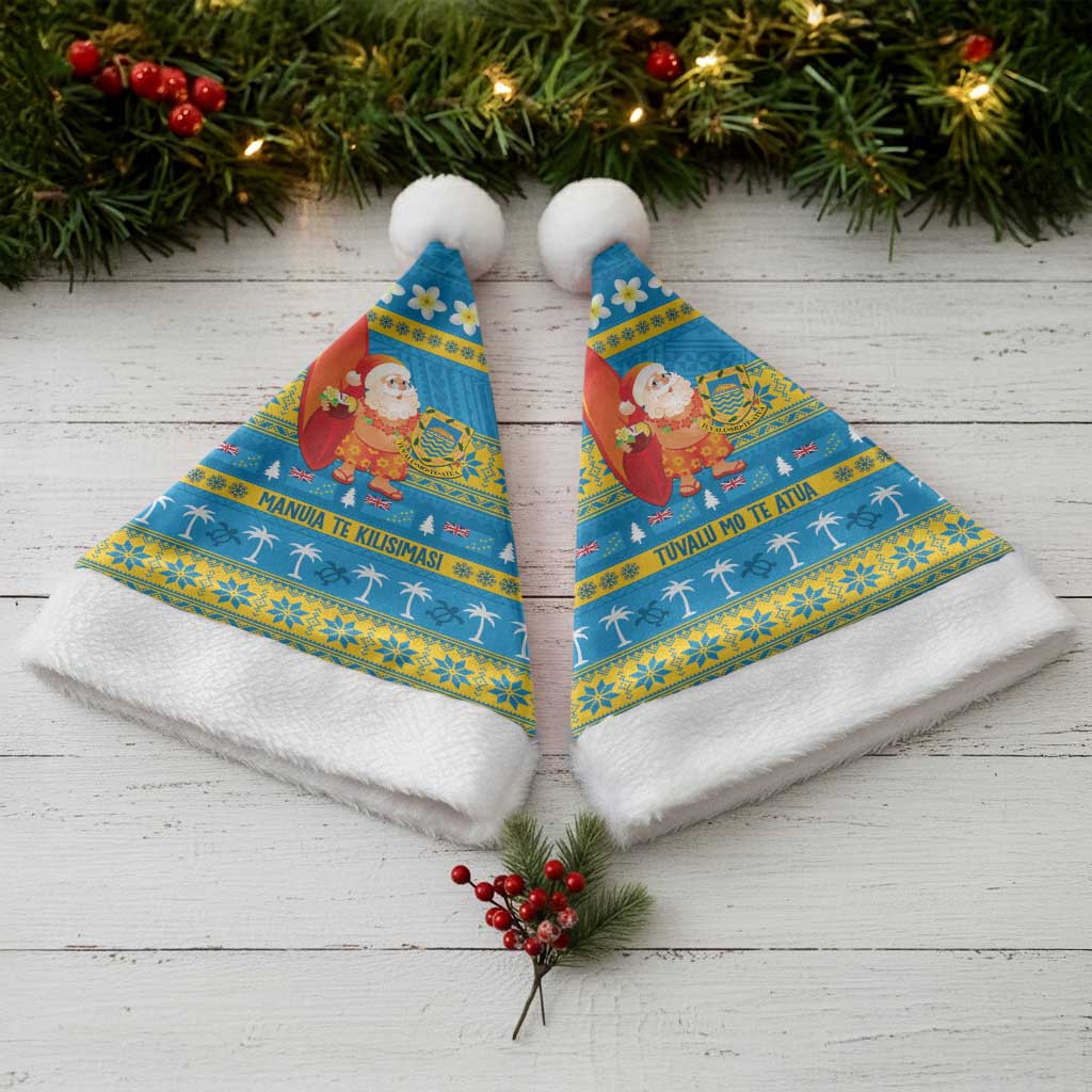 Tuvalu Christmas Santa Hat Cute Santa Manuia te Kilisimasi - Polynesian Pride