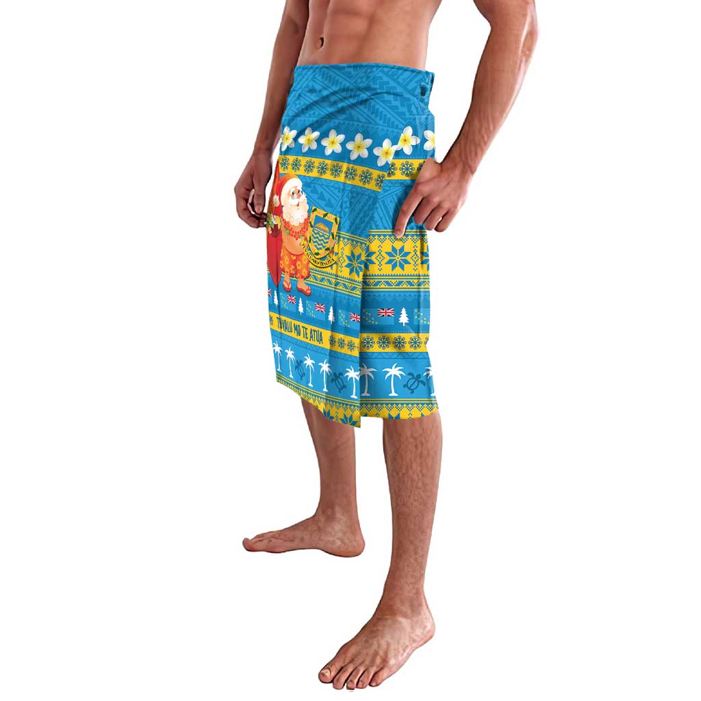 Tuvalu Christmas Lavalava Cute Santa Manuia te Kilisimasi - Polynesian Pride